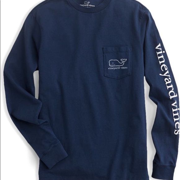 Vineyard Vines Men Vintage Whale Long Sleeve Tee - Picture 2 of 5